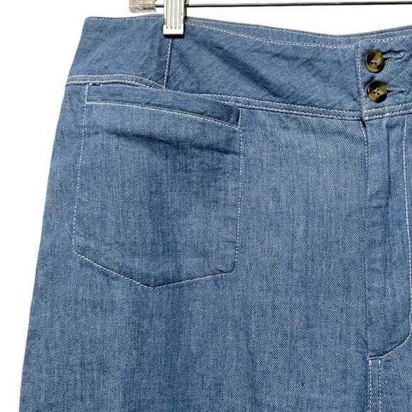 Perfect like new Anthropologie PILCRO High Rise Wide Leg Trouser Jeans 28 - Picture 4 of 10